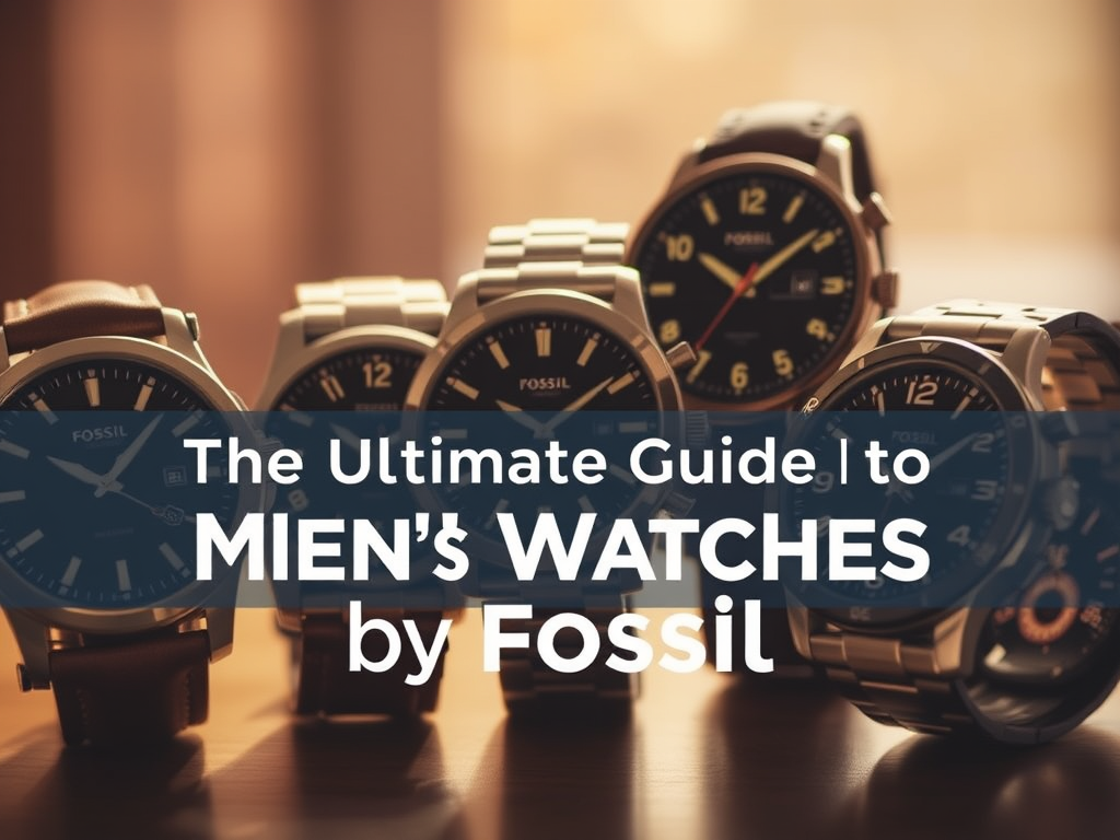 mens watches by fossil